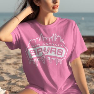 San Antonio Spurs Skyline Drip T-Shirt