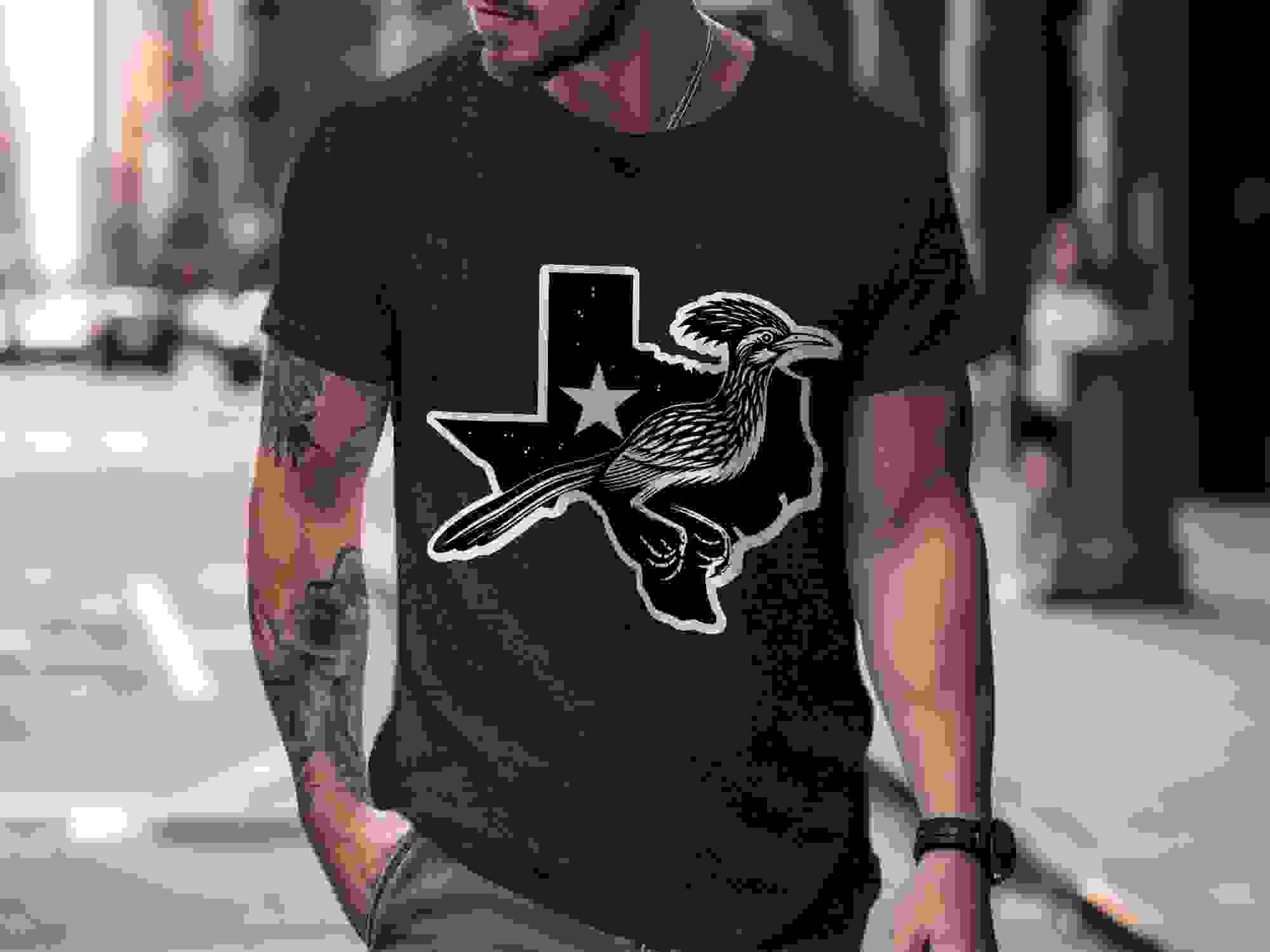 Texas Road Runner SVG & PNG - Western State Outline Digital Design for Print & Craft - Image 5