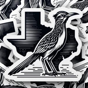 Texas Road Runner SVG & PNG - Western State Outline Digital Design for Print & Craft